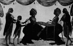 George Austen presenting his son Edward to Mr. and Mrs. Thomas Knight
